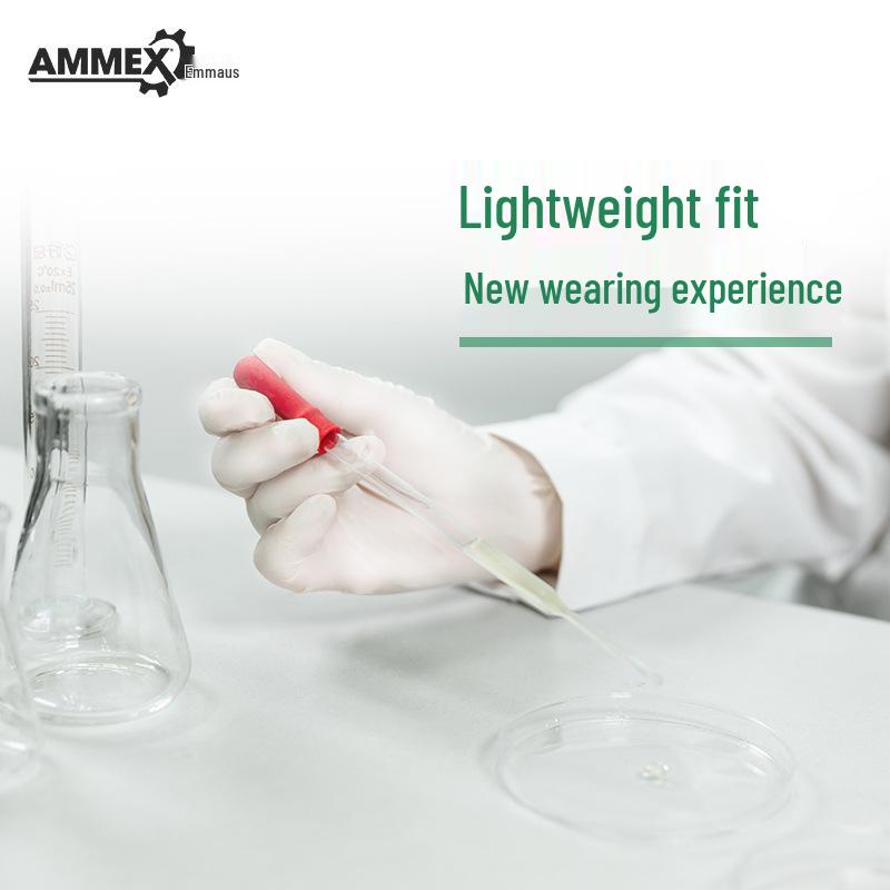 White Disposable Nitrile Gloves for Kitchen, Cleaning, and Salon Use