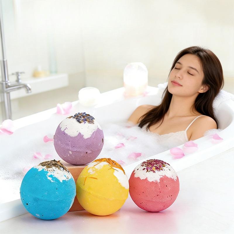 Large-sized bath ball, bath bubble bath tub, bathing ball, girl child bath, foam essential oil bath salt ball bath, bath bubble flower