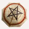Enchanted Pentagram Wall Art: Mystical Decor for Your SpaceUmbrella, Portable 3-Fold Umbrella for Men & Women,Christmas Gift ES136