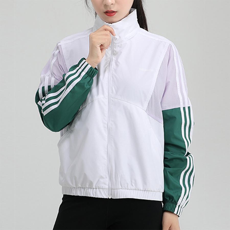 Adidas Neo Ss Track Jacket With Sport Logo Women Tops GJ5353