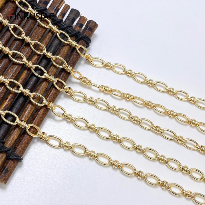 14K Gold Plated Brass Thick Large Heavy Chains For Jewelry Making Supplies,DIY Necklace Bracelet Jewelry Chain Finding