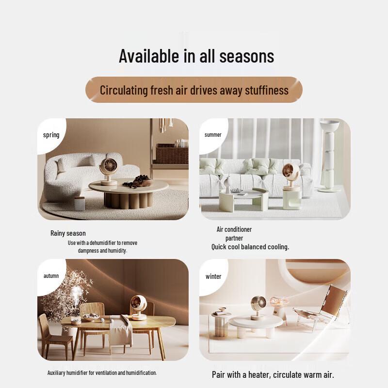 Xiangwu Portable Desktop Air Circulation Fan