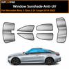 For Mercedes-Benz E-Class 2 Dr Coupe - Custom Car Window Sunshade Anti-Uv Car Sun Window Visors Sunshade Covers Accessor