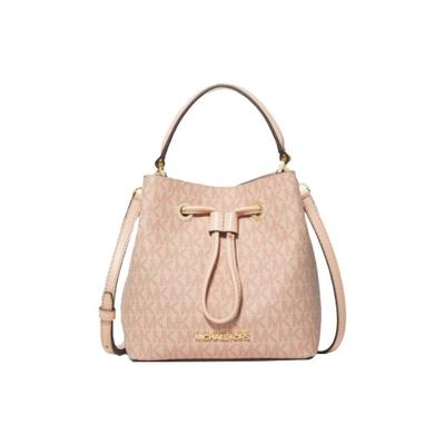MK Suri Monogram Kordelzug Canvas Eimer Tasche Damen Taschen Ballet-Rosa 35T0GU2C0B-BALLET