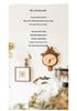 2024 Totoro Solid Wood-Style Decorative Wall Clock for Living Room or Restaurant