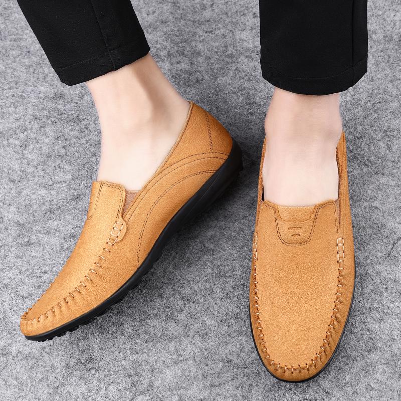 Fashion All-match Genuine Leather Shoes Casual 2024 Handmade Driving Shoes for Men Classic Men Shoes for Wedding Luxury Brand Men Shoe