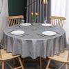 Table Cloth Round Pu Waterproof Antifouling Oil -Proof Wedding Tablecloth For Table Print With Lace Table Cover For Dining Table