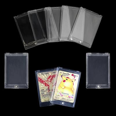 Pokemon Transparente Kartenhüllen, Spielspiel-Anzeigekarten, Albumspielzeug