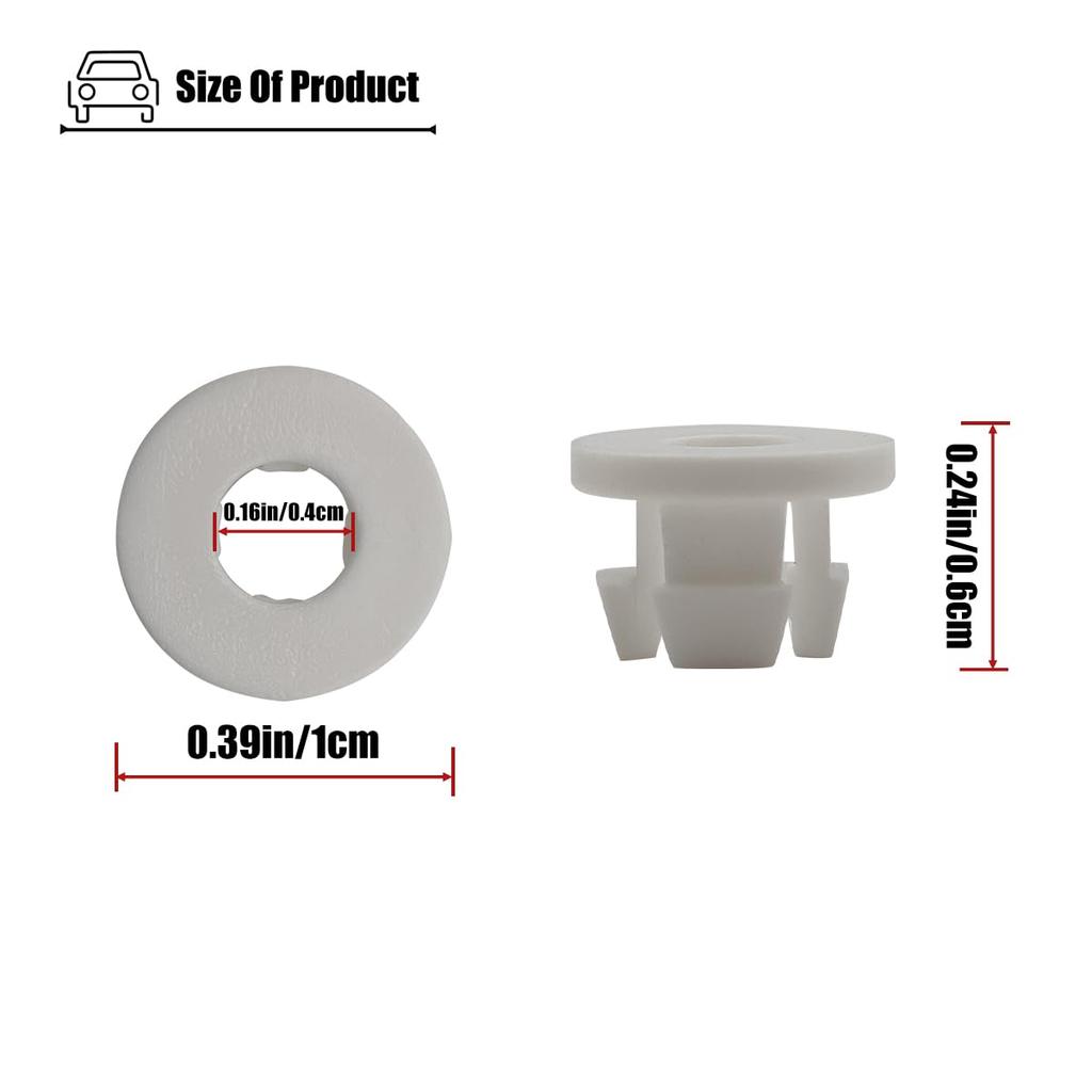 5PCS Intake Manifold Runner Control Bushings Compatible with Ford Lincoln Mercury 1993 To 2007 Year, Intake Manifold Retainer Clips for F5RZ9F955AB