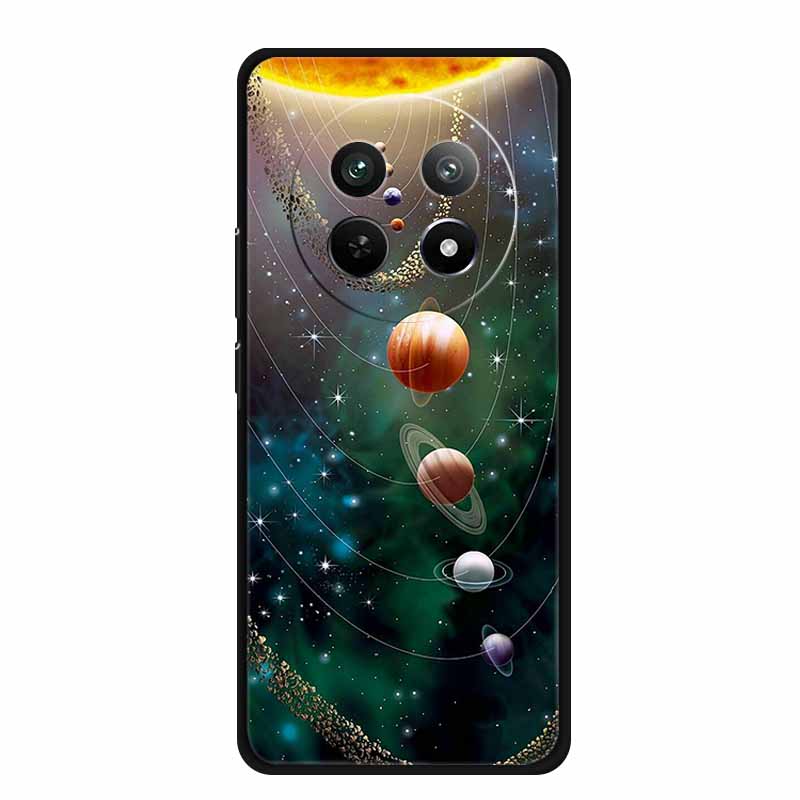 Phone Case For Realme 13 Pro Plus Case Protective Black Silicone Soft Coque For Realme13 Pro Plus Back Cover Case 13Pro Plus Bag