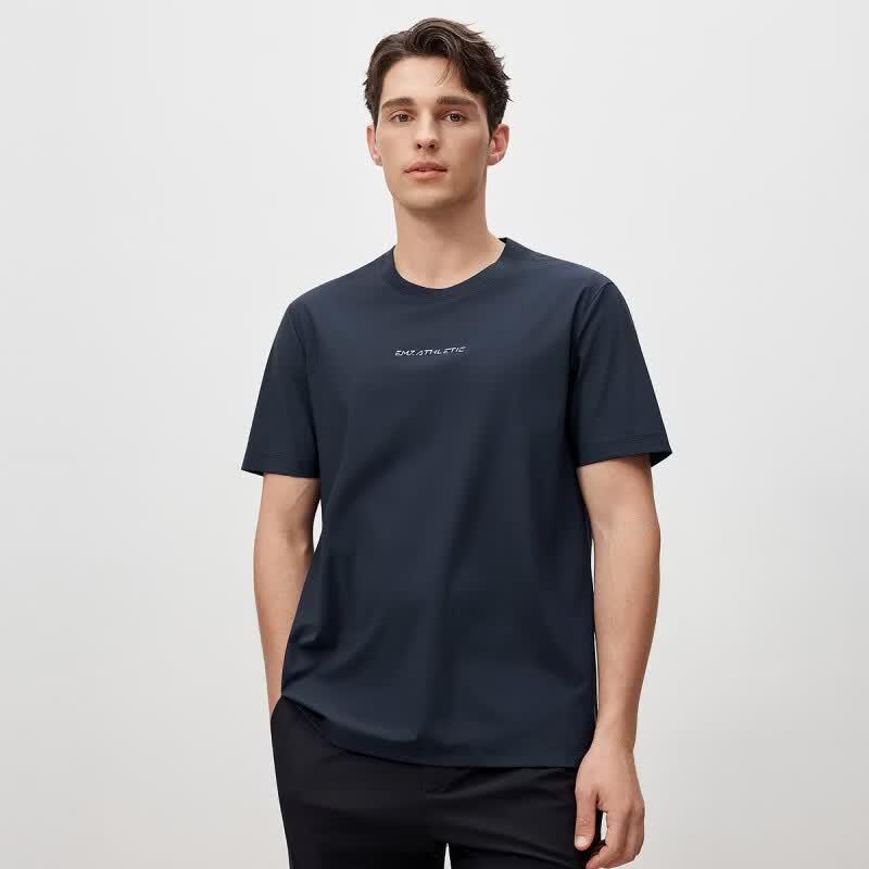 EMZ Men s Summer Breathable Short Sleeve T-Shirt L/50 темно-синий