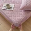 Soybean Fiber Thicken Mattress Protector Cover for Twin/Double/Full/Queen/King Beds Cotton Elastic Fitted Sheet Soft Bed Covers