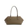 Bowling Bag Women's Korean Version Large-capacity Leather Shoulder Bag Niche Female Commuter Premium Tote Bag
