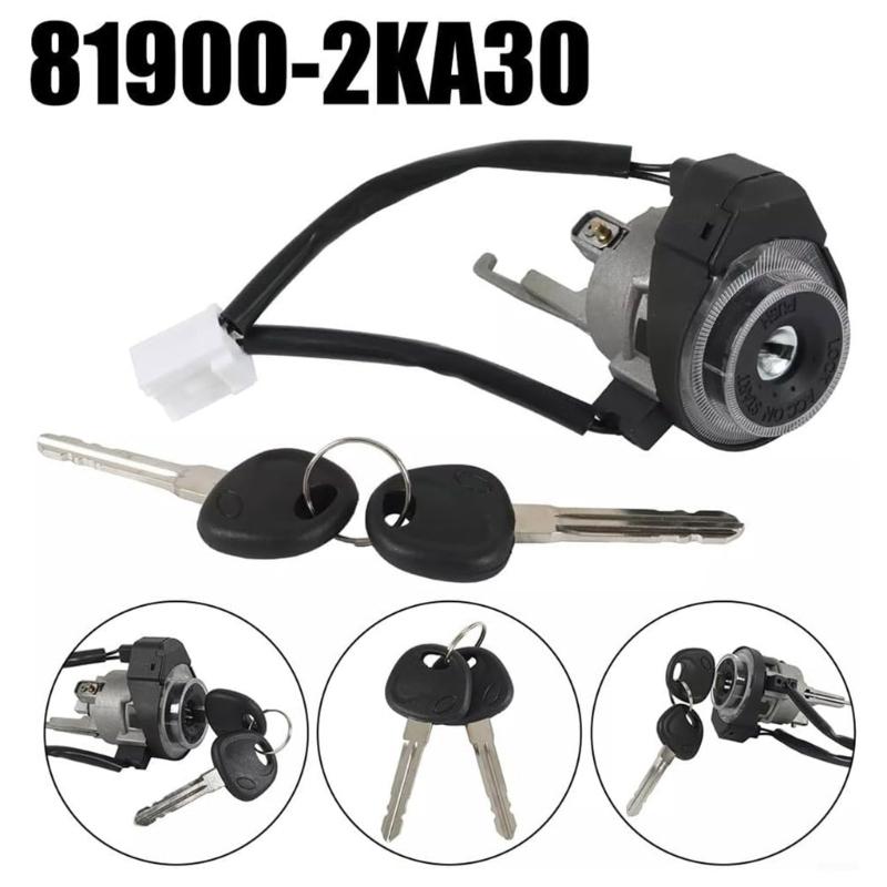 Ignition Lock Cylinder Switch 81900-2KA30 819002KA30 for 2u/4u Hatchback 2.0L L4 Ignition Lock Assembly with 2 Keys