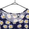 Unbenutzt marimekko Floral Langarm Einteiler S Marineblau Damen Gebraucht