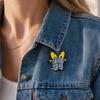 Zinc Alloy Brooch Pin Cartoon Banana Man Shape Lapel Pin