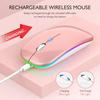 Fast Delivery Computer Mouse Wireless Gamer Gaming Mice Colorful LED Light Laptop Rechargeable Mouse