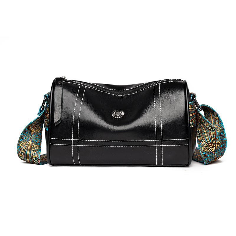 Модная маленькая сумочка с рисунком масла и воска — фото 13