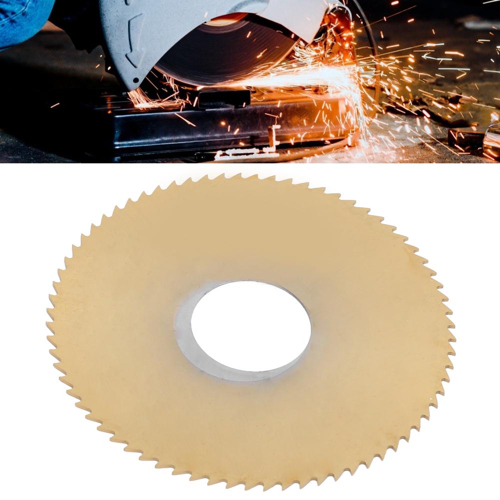 Saw Blade Cutting Grinding Disc TiCoated HSS Milling Cutter 75 x 0.8 x 22mm 72 Teeth