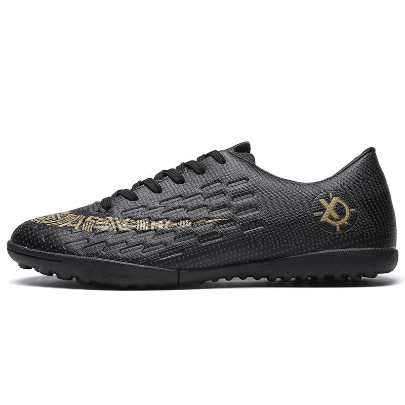 Football Shoes New Children's Students Spike Broken Diced Game Shoes Men's and Women's C Luo Assassin AG Large Size Low-top Training Shoes