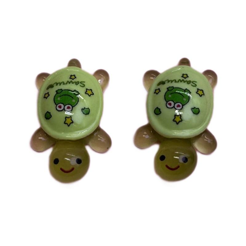 Luminous Baby Turtle Cartoon Resin Figurine DIY Unboxing Game Blind Box