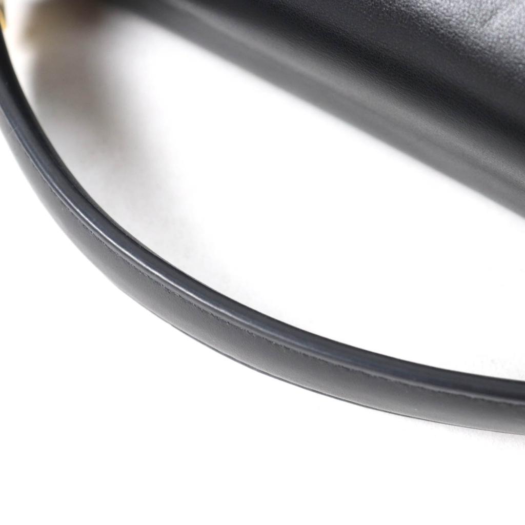 MARNI Shoulder Bag PRISMA puffer 2WAY hand black leather Women BMMP0130U1 Used