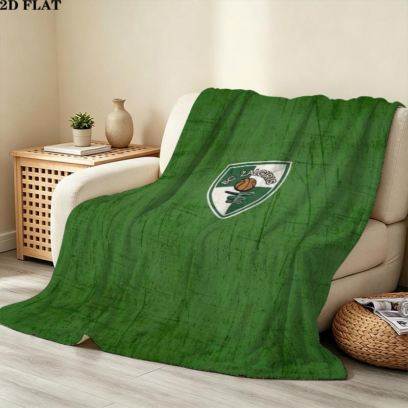 Fk Zalgiris Print Flannel Blanket, High quality Comfortable for All Seasons, Home Decor, Warmth and Comfort, Perfect for Christmas Gifts