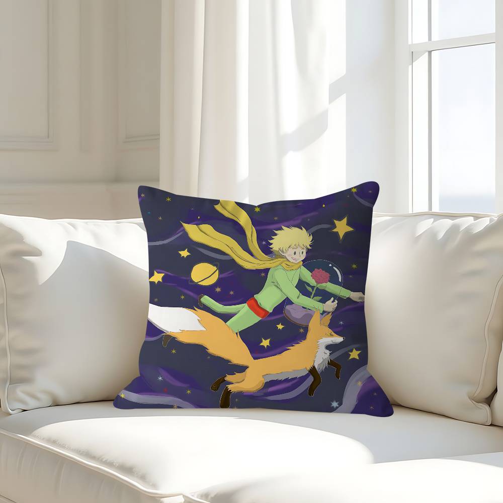 

Аниме Наволочка Маленький принц Съемная Моющаяся Наволочка – Мягкий Лен для Всех Сезонов 16x16Inch