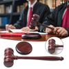 with Sound Block Wood Adjudgement Gavel High Quality Decorative Hammer Set  For Lawyer