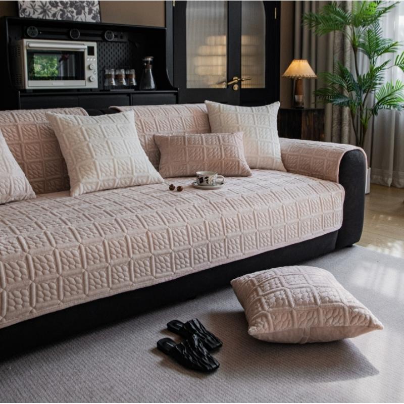 

Подушка для дивана на осень и зиму, подушка для сиденья, нескользящий чехол для дивана, универсальная подушка для дивана 70x70 хаки