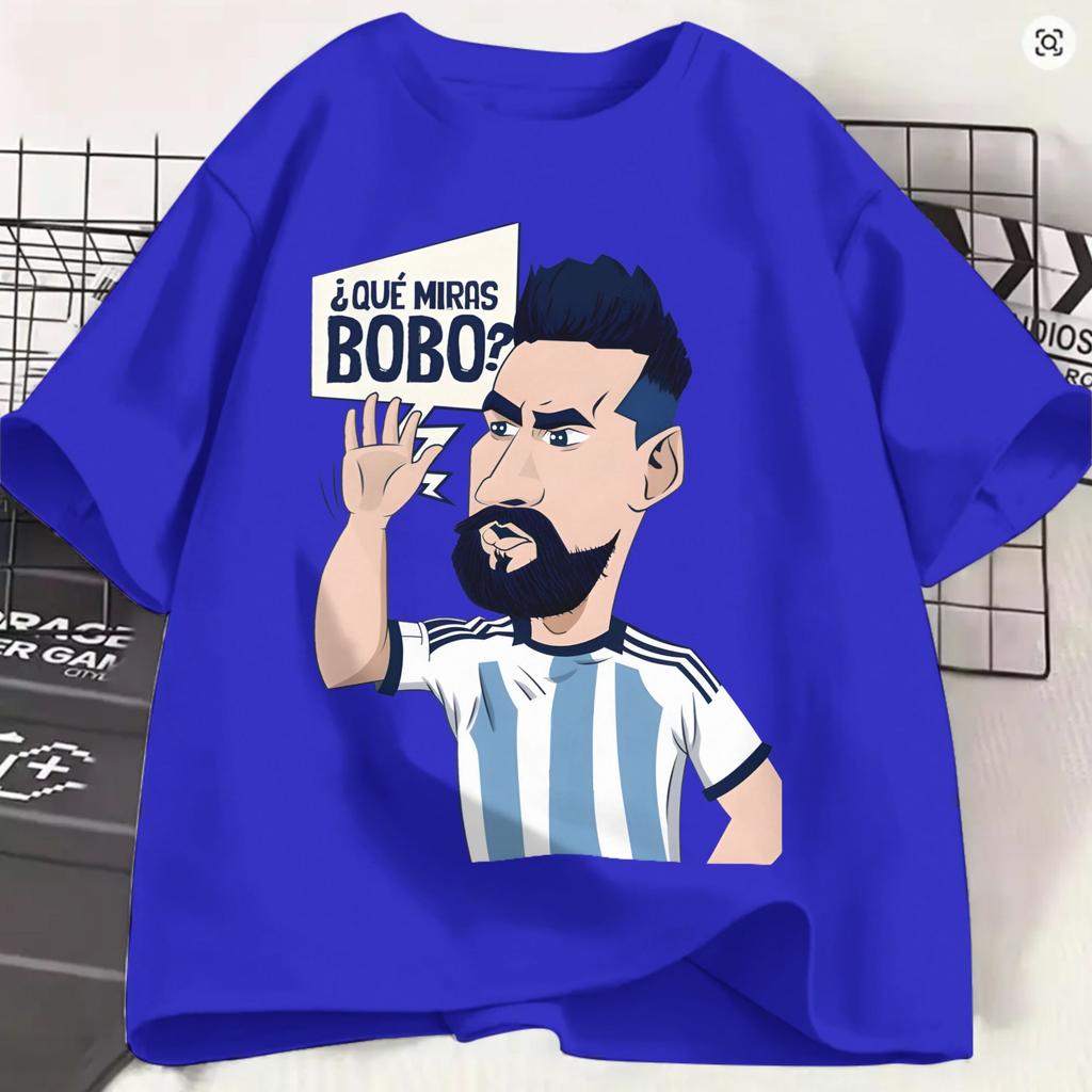 Unisex Que Miras Bobo T Shirts Meme Pure Cotton Clothes Fashion Short Sleeve Round Collar Tee Shirt New Arrival Tshirts