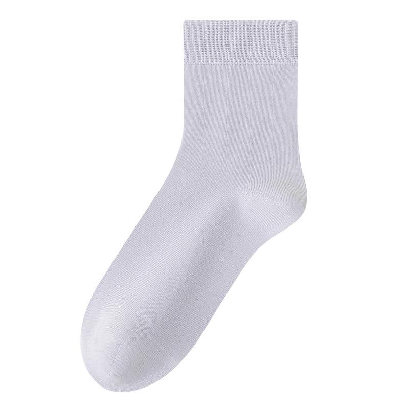 

Женские весенне-осенние шелковые носки средней длины, антибактериальные и дезодорирующие длинные носки, стиль осень-зима, модальные свободные носки для беременных 1 pair светло-фиолетовый