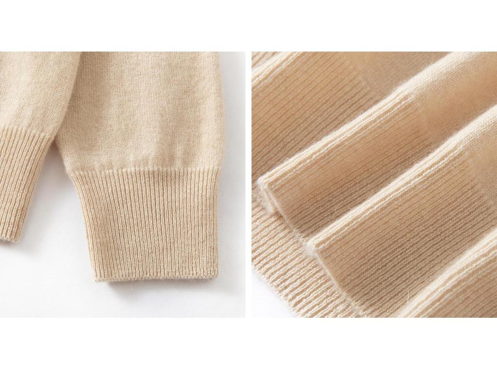 Men's Cashmere Round Neck Sweater - Business Casual Light Luxury Pullover, Soft & Smooth Knitwear for Autumn & Winter.