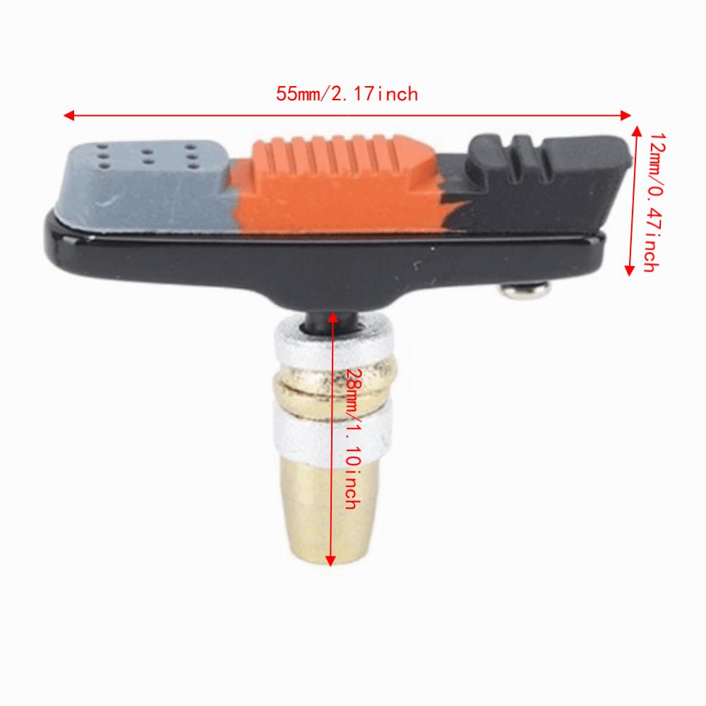 1 Pair Quiet Braking Bike V Brake Pads Grooved Surface Mountain Bike Brake Pads  Bike Repair