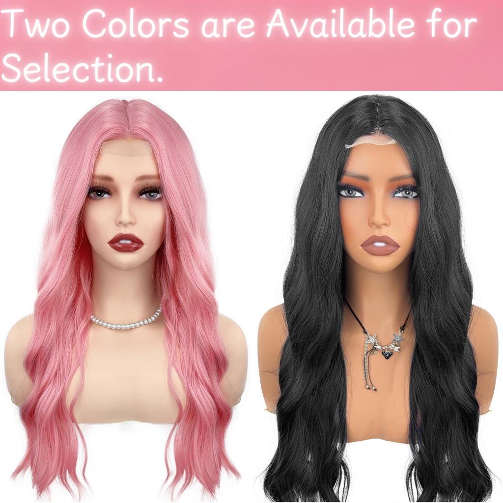 New Style Cross-border Europe & America High-Temp Silk Women's Middle-Part Corn Perm Big Waves Lace Scalp Wig