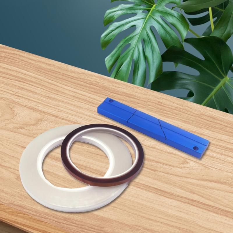 1/4 10inch Splicing Block Set Aluminum Engraver Open Reel with Media Leading Splicing Tape for Revoxonide
