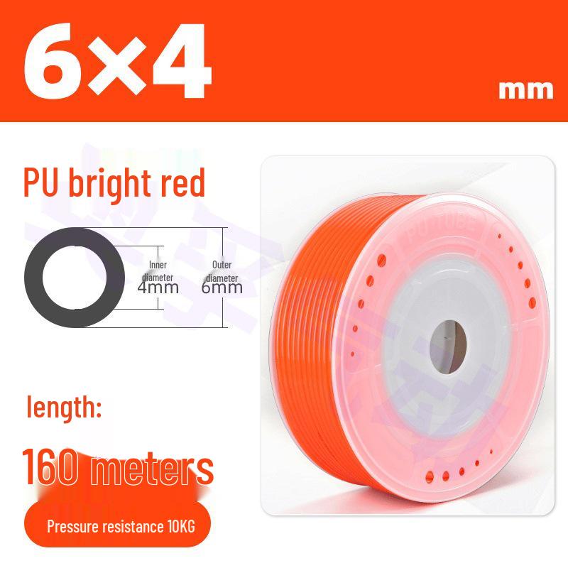 Transparent PU Air Hose for Compressors: Sizes 3-22mm