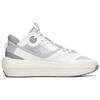 Anta C37 2.0 Synthetic Leather Slip Resistant Cushioning Abrasion Resistant Mid Top Skateboard Shoes Men's White Gray 912228082-1