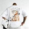 2026 ONE PIECE Mens Summer Cotton Tshirt New Gear 5 Luffy Anime Printed Street Trendy Loose Casual Y2K Parent Child Top