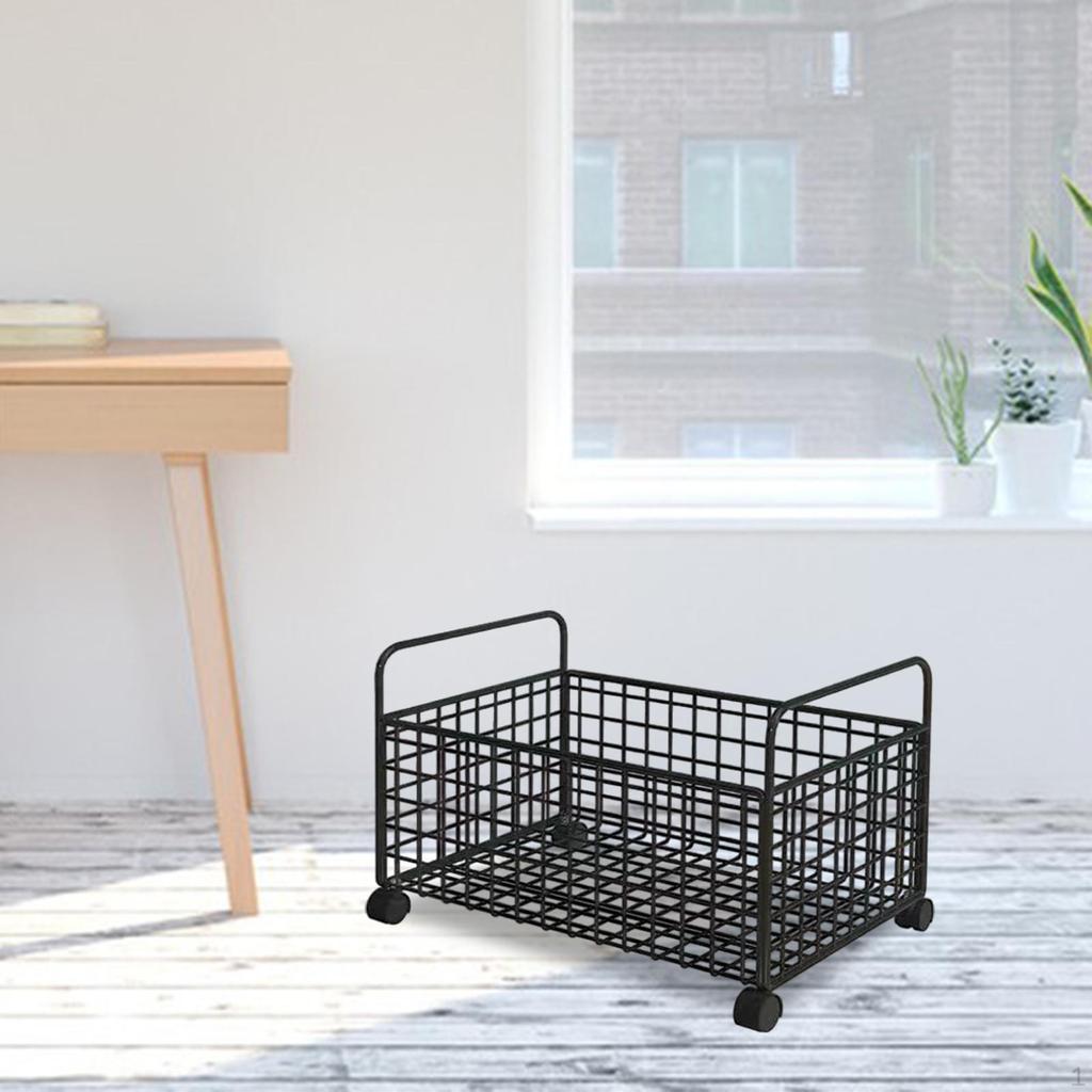 Desk Storage Organizer Cart with Wheels for Office And Home