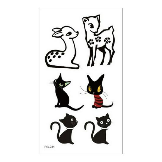 Waterproof Color Tattoo Stickers for All Ages