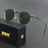 HBK Fashion Polarized Sunglasses Men Round TR90 Frame Fashion Sun Glasses Women Driving Sports UV400 Lunette De Soleil Homme
