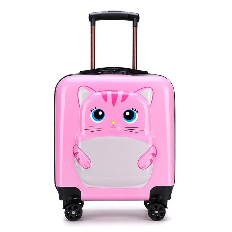 Children's Travel Trolley Suitcase - Universal Wheel, Password Lock, Gift Box