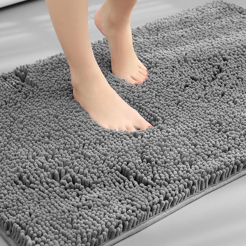 Badezimmerteppiche Boden Duschteppich Dick Hochabsorbierend Dusch-Badezimmer-Bodenmatte Für Dusch- Und Badewannen-Dekoration