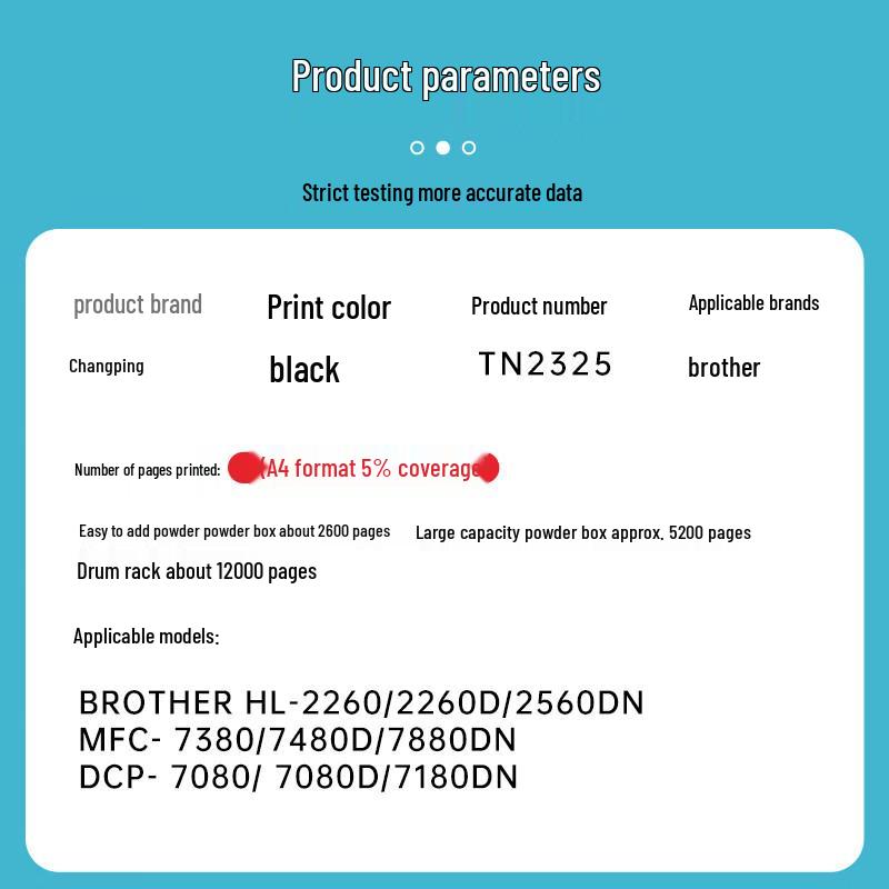 Unitate tambur neagră compatibilă Brother DR2350