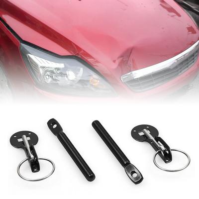 2 Set Bonnet Aluminum Pin Modified Durable Lock Parts Alloy Hood Latch Pin Kit