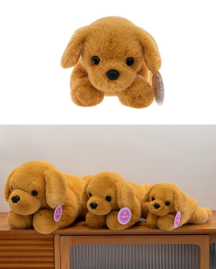 Peluche Cane Meika Carino: Adorabile Bambola Conforto Golden Retriever per Bambini