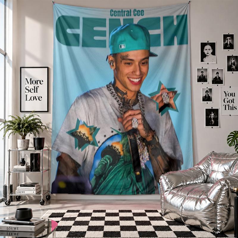 Wall TapestryCentral Cee Art Hanging Cloth Decorative Background Cover for Room Decoration