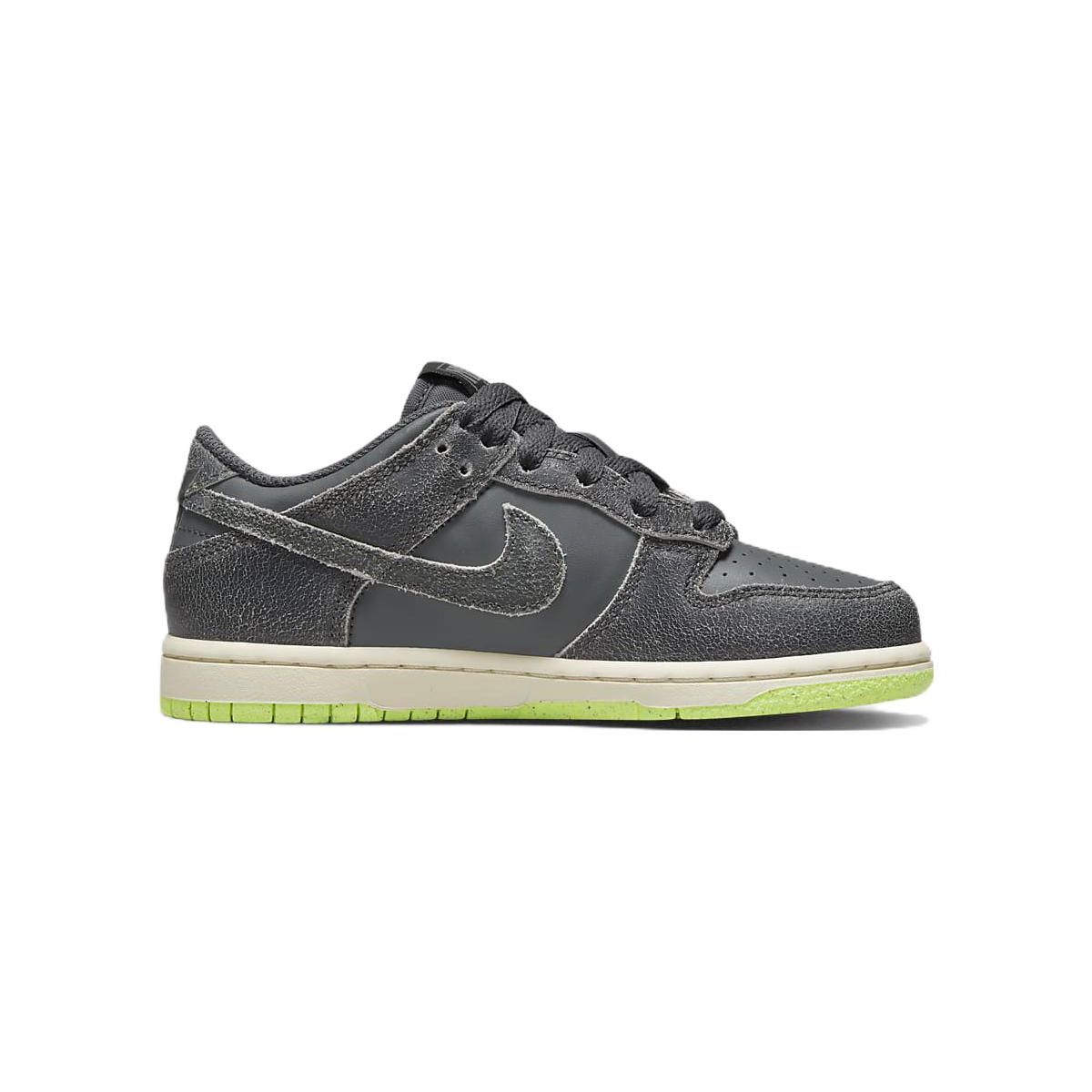 Nike Dunk Low SE PS Halloween — Детские кроссовки Cauldron Grey Iron-Grey Phantom — фото 2