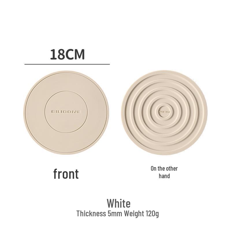Silicone Heat-Resistant Mat for Table, Pot, Cup, Bowl, Dish, Plate, and Casserole - Anti-Scald, High-Temperature Dining Table Protector.